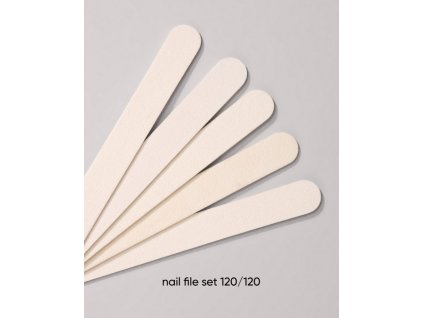 DARK Disposable Nail File Set, 50 pcs (120/120 Grit)