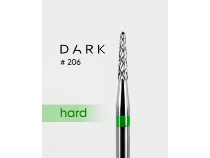 Tvrdokovová fréza DARK 206 zelena