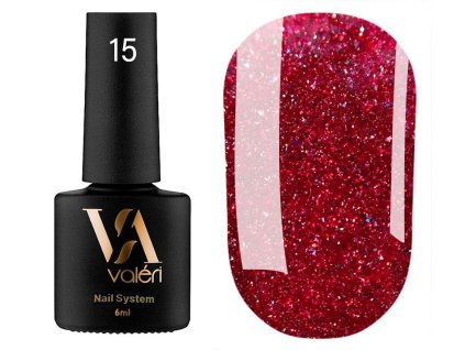 Color Gel Polish Flash VALERI 15, 6 ml