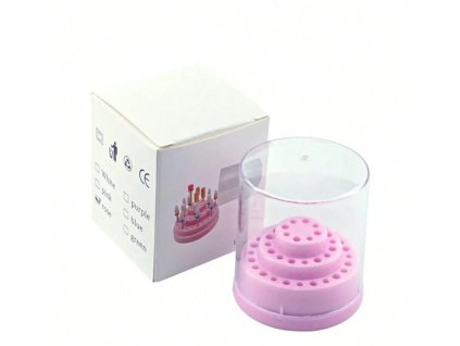 Kulaté vrtáky na nehty se 48 otvory (bílý)