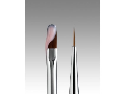 Štětec oboustranný Dark (liner 10 mm + gel 12 mm)