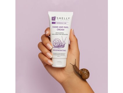 Cream for hands and nails with allantoin, snail extract and shea butter Shelly 45 ml