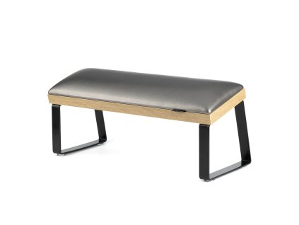 Loft Spenvi Manicure Hand Rest with Inclined Legs Black on Brown Base