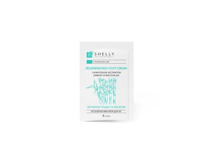 Regenerating foot cream with allantoin, bamboo extract and shea butter Shelly 4 ml