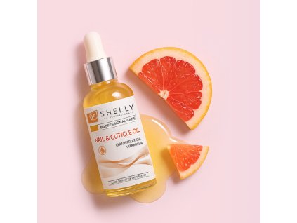 Nail and cuticle oil with grapefruit extract and vitamin A Shelly 30 ml