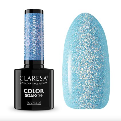 Gél lak Claresa UNICORN GLOW 1
