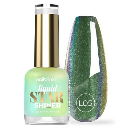 Tekutý leštiaci prach na zdobenie nechtov. Naisology Liquid STAR Shiner 8ml MONOCEROS L05