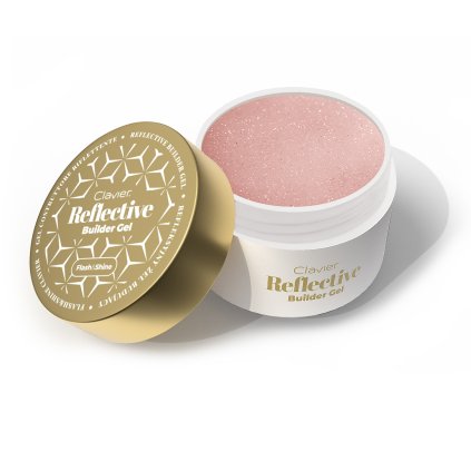 Reflexní stavební gel s odrážejícími částicemi. Clavier Reflective Builder Gel Flash & Shine