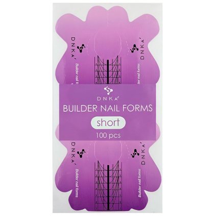 DNKA šablony na nehty Short 100ks Profesionální šablony pro modelaci nehtů. Odolný materiál, jasné linie pro přesné a symetrické prodloužení. Vhodné pro gel, akrygel.