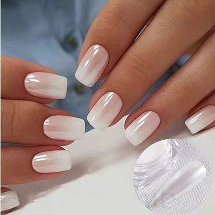 Perlový prášek Glass Pearl pro elegantní efekt. Jednoduchá aplikace, vysoký lesk a univerzální použití.