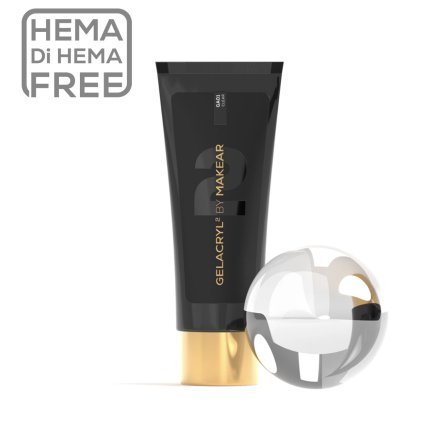 MAKEAR Akrygél Gelacryl2 Clear GA01 Hustý akrygél, ktorý je vhodný na spevnenie, predĺženie, doplnenie a modelovanie nechtov. Vhodný na šablóny, tipy aj DUAL formy. Odolný, tvrdý, jednoducho sa píluje.