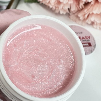 21783 4 claresa soft easy builder gel glam pink 90g