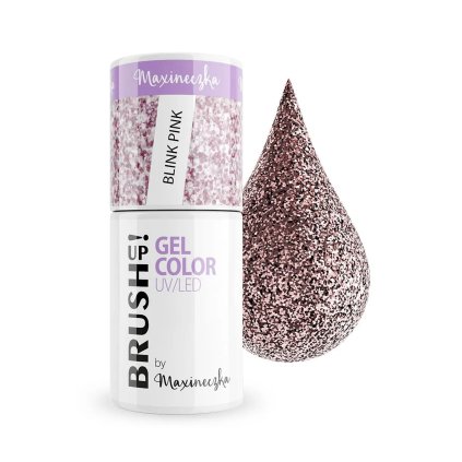 Gél lak All About Me BRUSH UP! Color Gel UV LED 5g Blink Pink