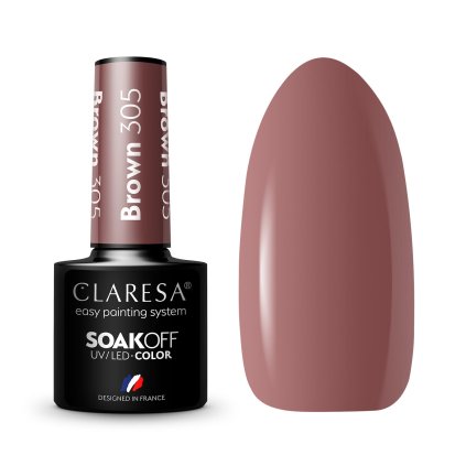 Gél lak Claresa Brown 305
