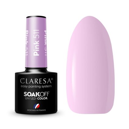 Gél lak Claresa PINK 511 5g