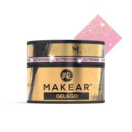 Glitter Rose Gel&Go 50ml, GG23