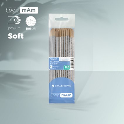 Jednorázové pilníky papmAm (soft base) Staleks Pro Smart 20 100 10ks