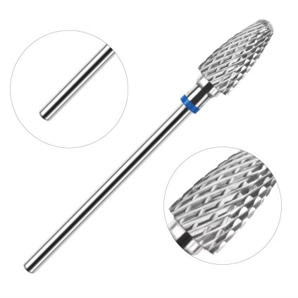 Karbidový brúsny nadstavec Clavier 3/32 Tirch Cylinder Blue