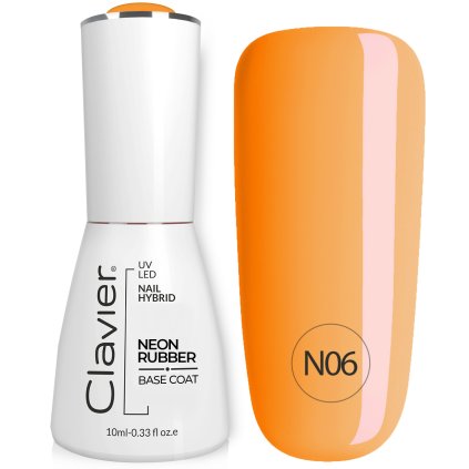 NEON RUBBER Base Pink Rainbow N06 Orange Rainbow 10ml
