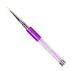 Tenký štetec na zdobenie nechtov Clavier fialový 7mm a