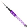 Tenký štetec na zdobenie nechtov Clavier fialový 9mm