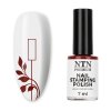 Bordový lak na razítkování nehtů. NTN Premium Lak na razítkování nehtů - bordó 100
