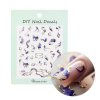 Samolepiace nálepky na rýchle a presné zdobenie nechtov.