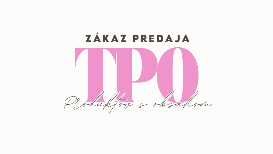 Od 1. 9. 2025 koniec predaja produktov s obsahom TPO