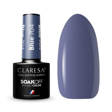 Gél lak Claresa Blue 704