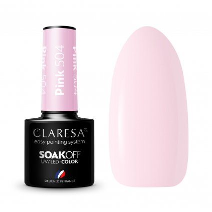 Gél lak Claresa PINK 504 5g