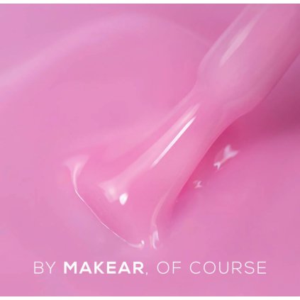 Ružová podkladová báza. Vyrovná nerovnosti a je vhodná pre modeláciu ,,bez pílovania". MAKEAR Color Rubber Base Pink CRB09