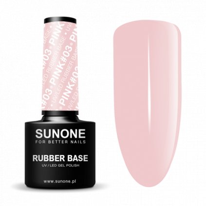 Rubber Base SUNONE 5ml Pink 03