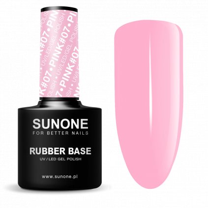 Rubber Base SUNONE 5ml Pink 07