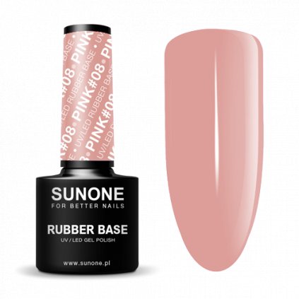 Rubber Base SUNONE 5ml Pink 08