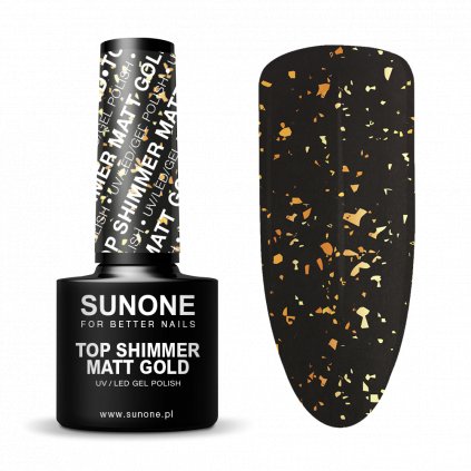 SUNONE Top Shimmer Matt Gold 5g