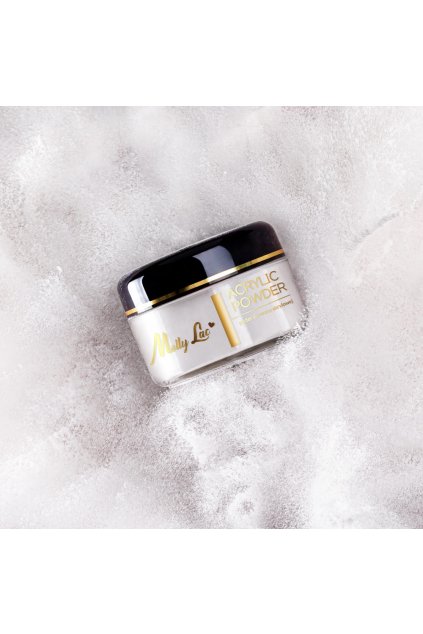 Akrylový prášok MollyLac Acrylic Powder Crystal Clear 30g 1
