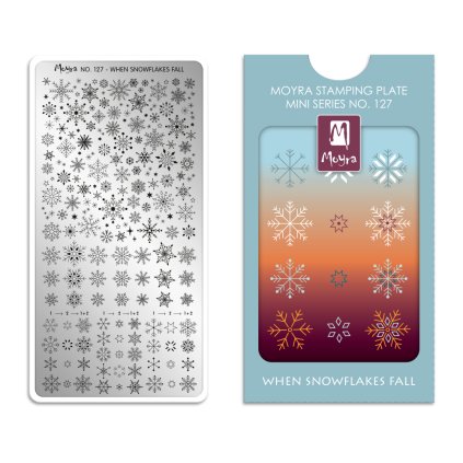 Mini platňa na pečiatkovanie Moyra Stamping č. 127