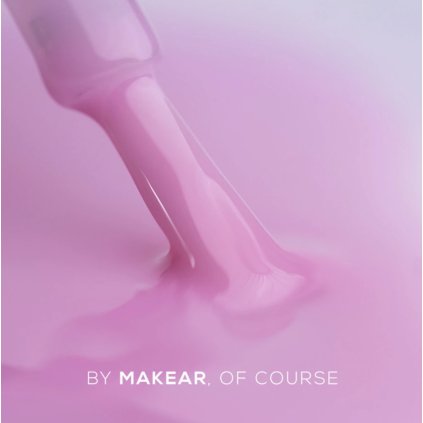 Polopriehľadný mliečny top coat s jemným odtieňom. Bez výpotku. HEMA-free.MAKEAR Top No Wipe 8ml Milky