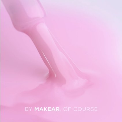 MAKEAR Top No Wipe 8ml Milky Blush Polopriehľadný mliečny top coat s jemným ružovým odtieňom. Bez výpotku. HEMA-free.