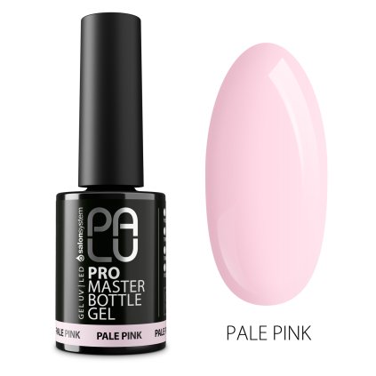 PALU PRO MASTER BOTTLE GEL 11g PALE PINK Stavebný gél vo fľaštičke so štetcom. Vhodný pre rýchlu modeláciu alebo doplnenie bez pílovania. Jemný, svetloružový odtieň.