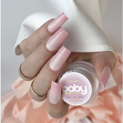 Profesionálny gél 3v1 na ombré, baby boomer, nail art a stamping. Krémová konzistencia a vysoká pigmentácia.