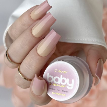 Nailsology Clavier Baby Boomer Ombre gél 3v1 3g B03 Brulee