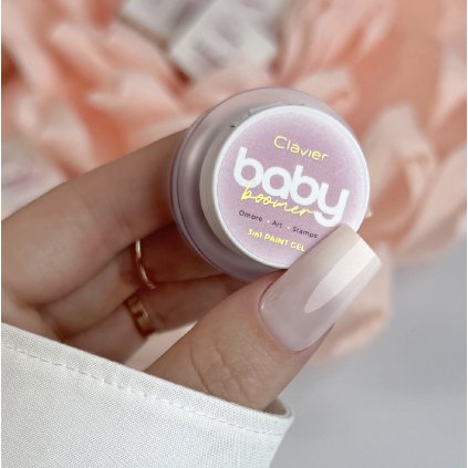 Nailsology Clavier Baby Boomer Ombre gél 3v1 3g F02 Serenity Profesionálny gél 3v1 na ombré, baby boomer, nail art a stamping. Krémová konzistencia a vysoká pigmentácia.