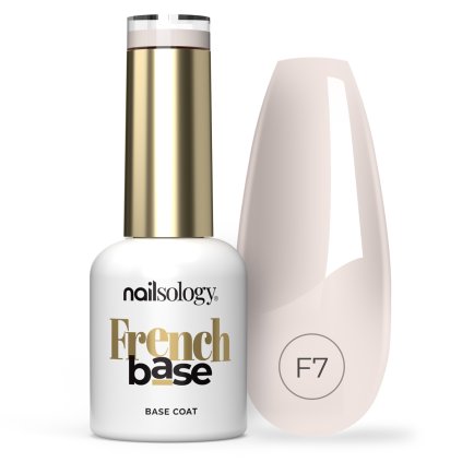 Nailsology French Base 8ml Yogo Shake F7 Samovyrovnávacia báza, ktorá má hustejšiu konzistenciu. Vhodná na vyrovnanie nerovností, predĺženie, spevnenie a doplnenie.
