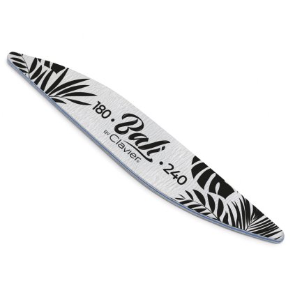 Clavier pilník na nechty bali 180/240 10ks Profesionálny pilník so špeciálnym tvarovaním, ktorý umožňuje jednoduché opracovanie aj ťažko dostupných miest pri nechtových valoch. V balení 10ks.