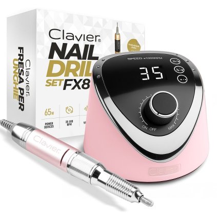 Profesionálna brúska na nechty FX 830 s výkonom 65 W a rýchlosťou 35 000 RPM. Tichá, stabilná a spoľahlivá pri manikúre aj pedikúre. Vhodná na odstránenie gélu, akrylu, tvarovanie aj úpravu kožičky.