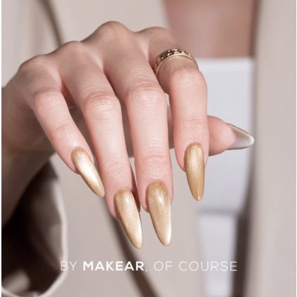 MAKEAR gél lak Cat Eye 8ml SC03 Magnetický gél lak s cat eye efektom, ktorý vytvára hĺbku a žiarivý odlesk vďaka magnetickým časticiam.