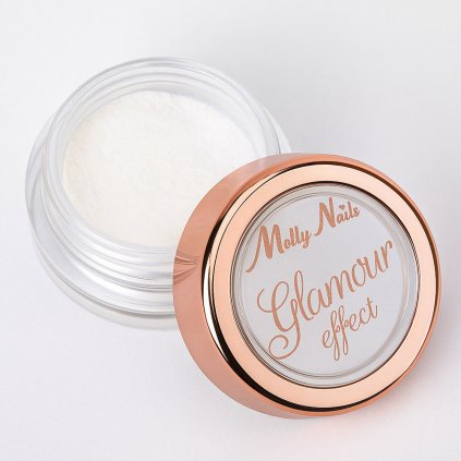 Leštiaci pigment na zdobenie nechtov s perlovým efektom. Molly Nails Glamour Effect nr.5 1g b