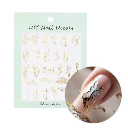 Samolepiace nálepky na rýchle a presné zdobenie nechtov.