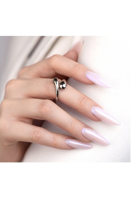 Tekutý prach na zdobenie nechtov s perleťovým Hailey efektom. MAKEAR Liquid Effect Dust Hailey 5ml BH03 Blue